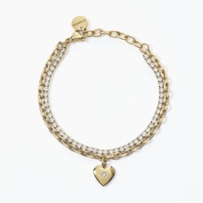 2 Jewels - Bracciale In Acciaio - Pvd Gold