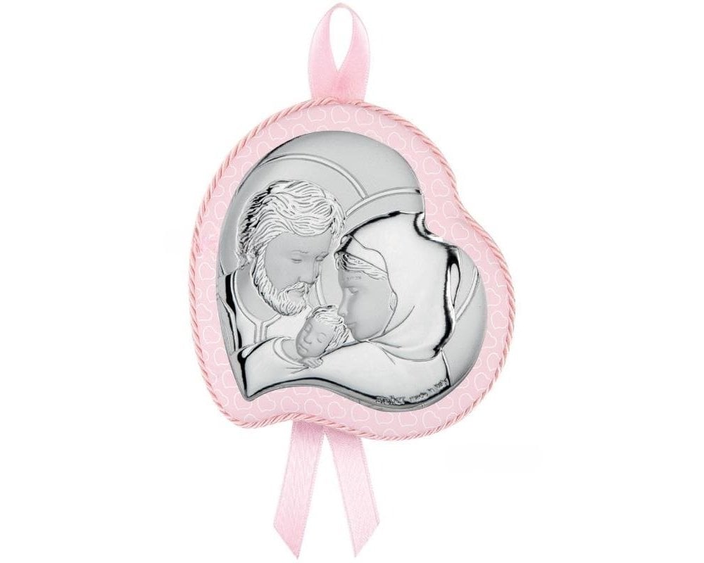 Atelier - Capoculla Sacra Famiglia - Rosa - Argento