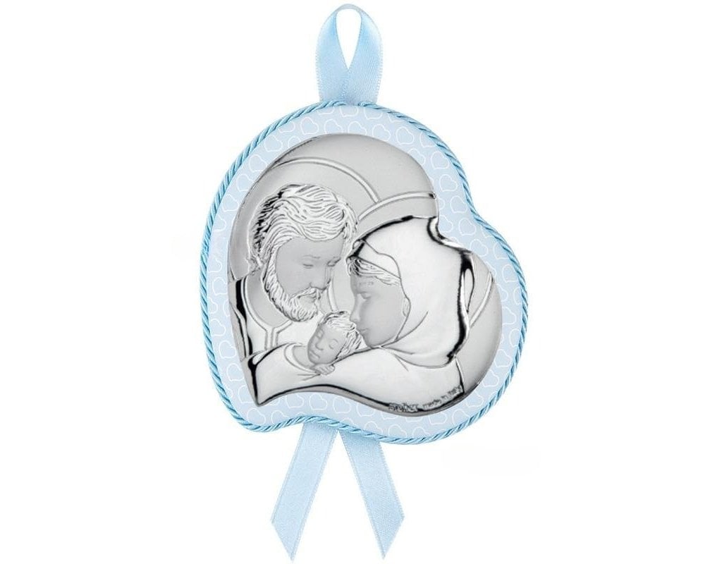 Atelier - Capoculla Sacra Famiglia - Argento - Celeste