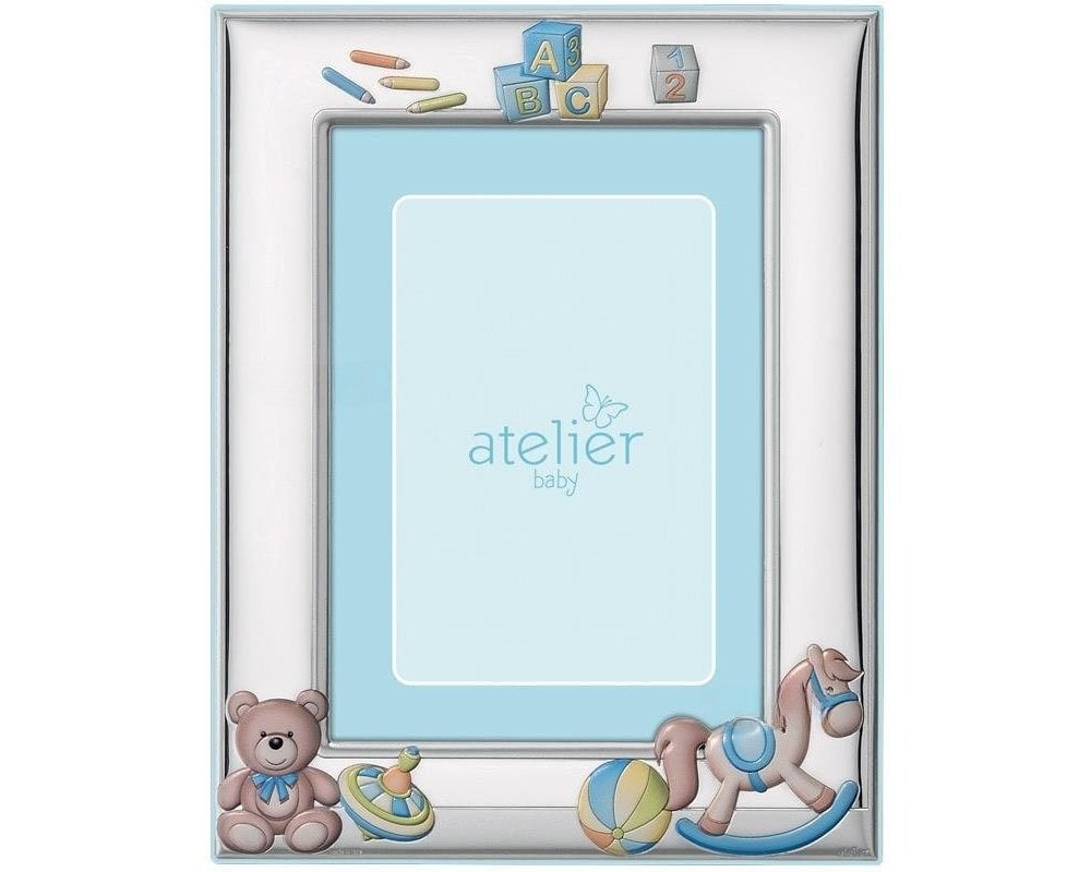 Atelier - Porta Foto Cavallo - Argento - Legno