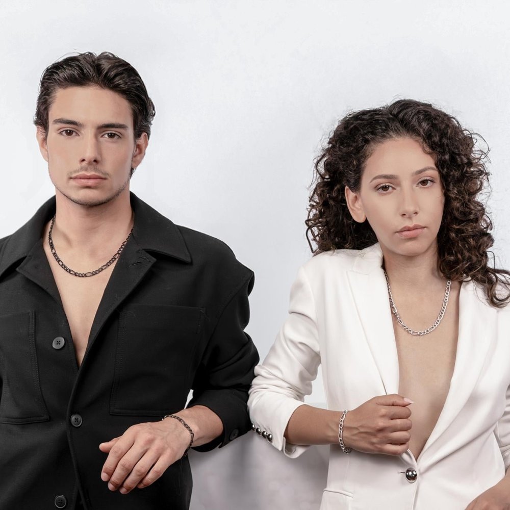 Comete Gioielli - Collana Argento - Zirconi Neri