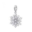 Rosato - Charm Fiocco Di Neve - Argento - Zirconia