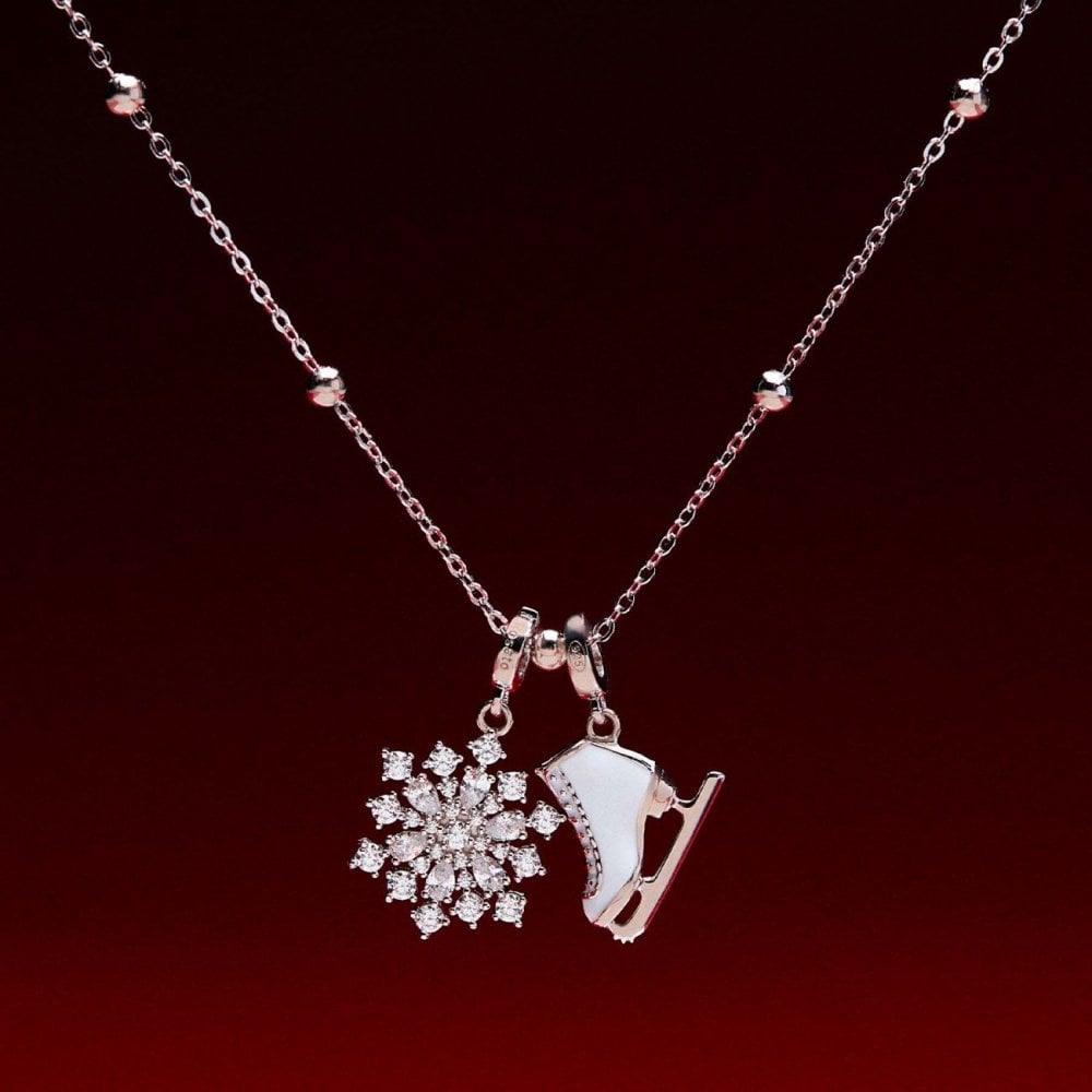 Rosato - Charm Fiocco Di Neve - Argento - Zirconia