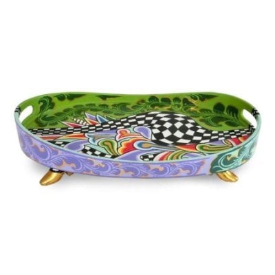 Toms Drag - Tablett Oval S - Vassoio Ovale - Mdf