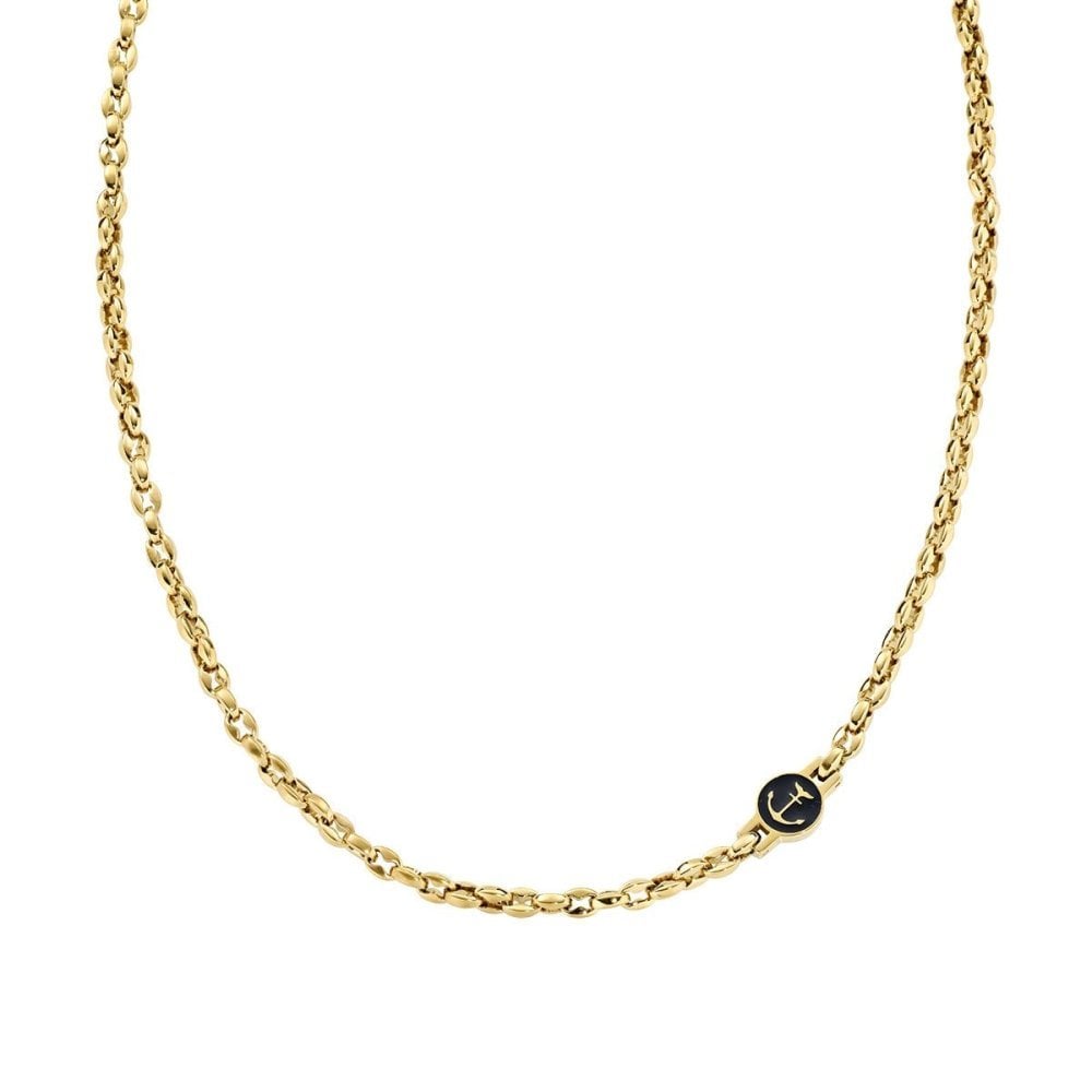 Amen - Collana Maglia Marina - Acciaio Dorato