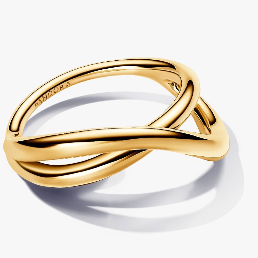 Anello Infinito Linea Sinuosa