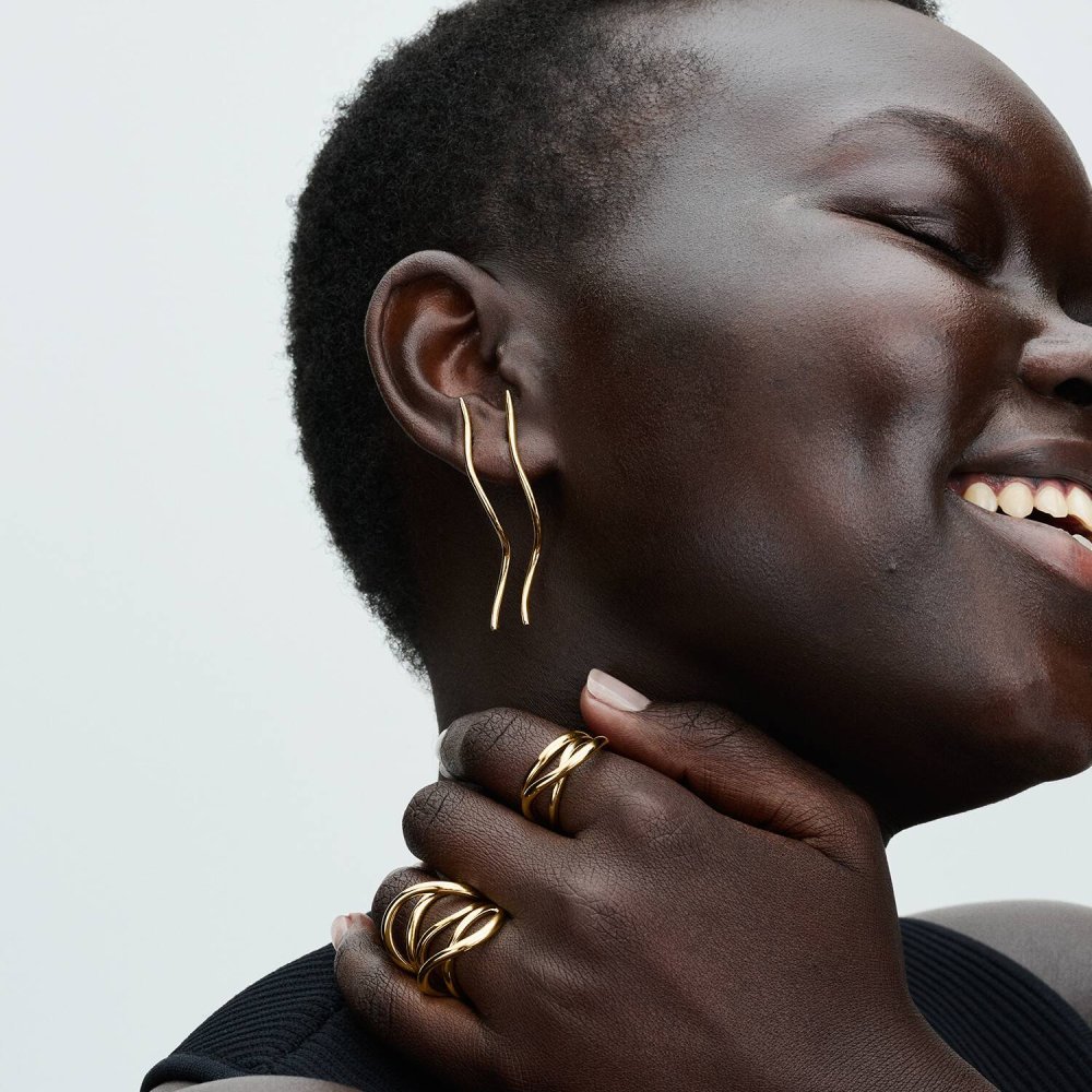 Anello Infinito Linea Sinuosa