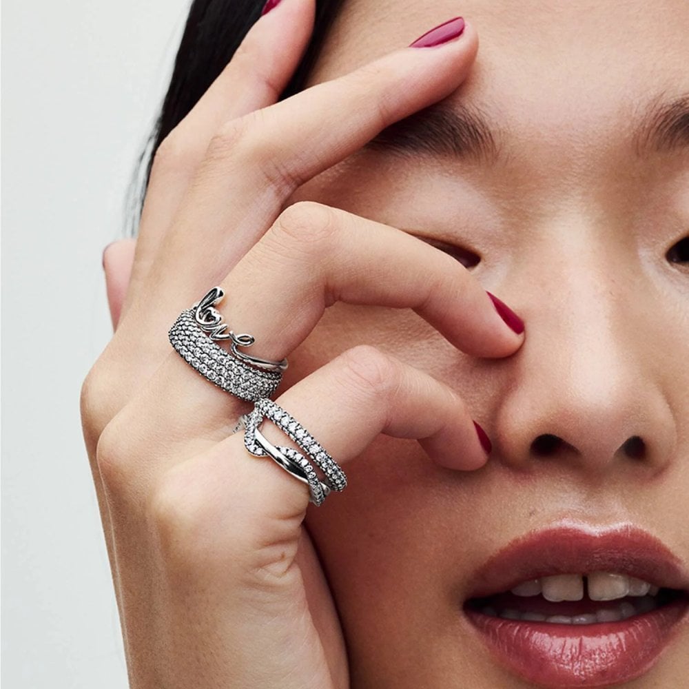 Anello Onda Intreccio Luminoso