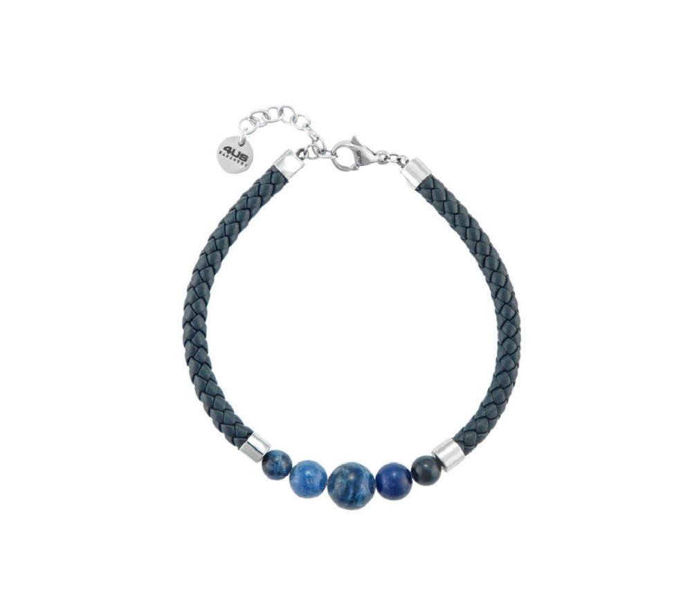 Bracciale Uomo In Pelle E Acciaio - 4Us Cesare Paciotti