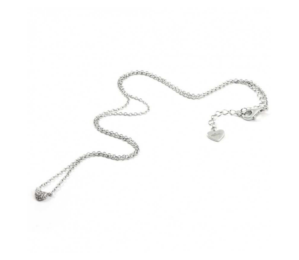 4Us Cesare Paciotti - Collana Donna - Argento - Zirconi