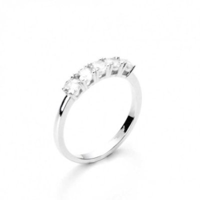 4Us Cesare Paciotti - Anello Rviviera - Argento - Zirconi