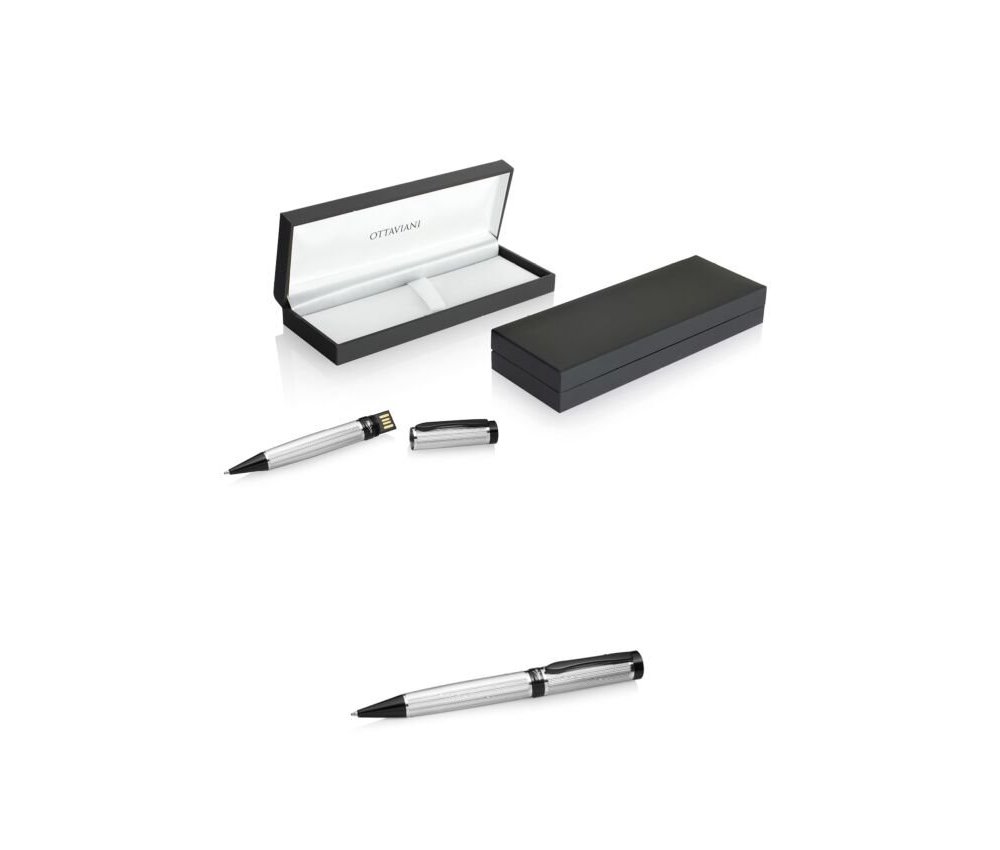 Ottaviani - Penna Biro Bicolore - Chiavetta Usb 16 Gb