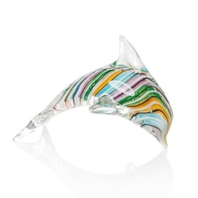 Ottaviani - Scultura Delfino - Arcobaleno - Decorativa