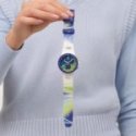 Swatch - Snowy Slopes - Quadrante Viola - Silicone