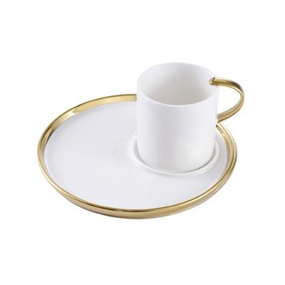 Onlylux - Tazzina Cappuccino - Ceramica - Bianco