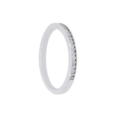 Songa Antonio - Anello Fedina - Oro Bianco - 18 Ct