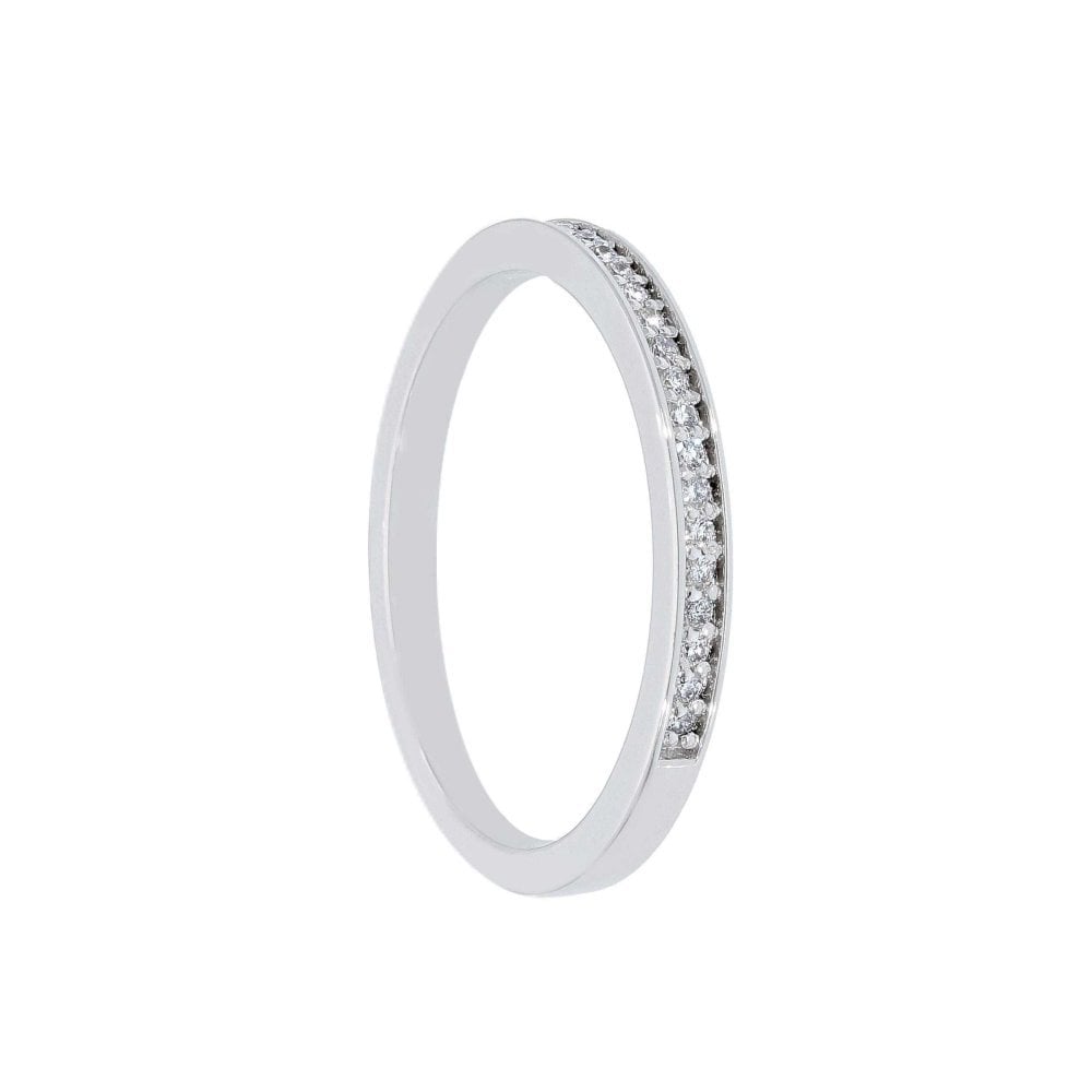 Songa Antonio - Anello Fedina - Oro Bianco - 18 Ct