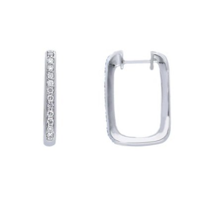 Songa Antonio - Orecchini Cerchio - Oro Bianco