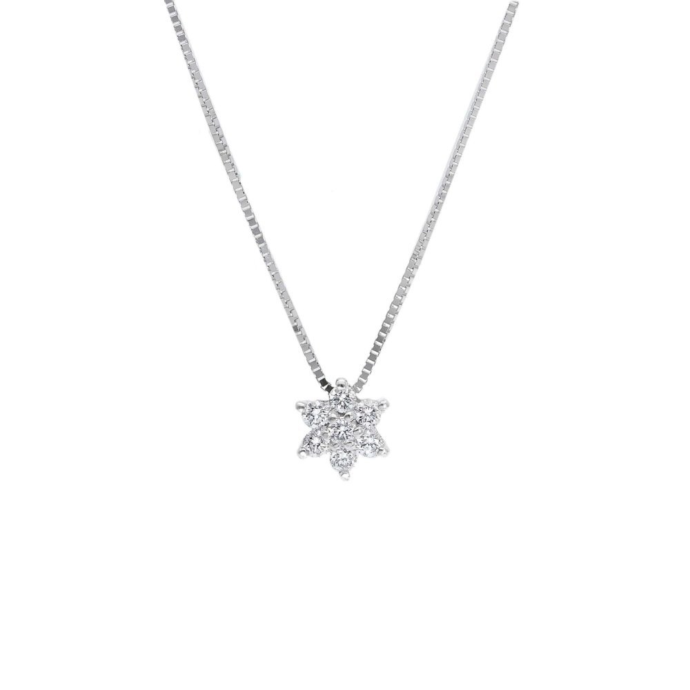 Songa Antonio - Girocollo - Oro Bianco - Diamanti