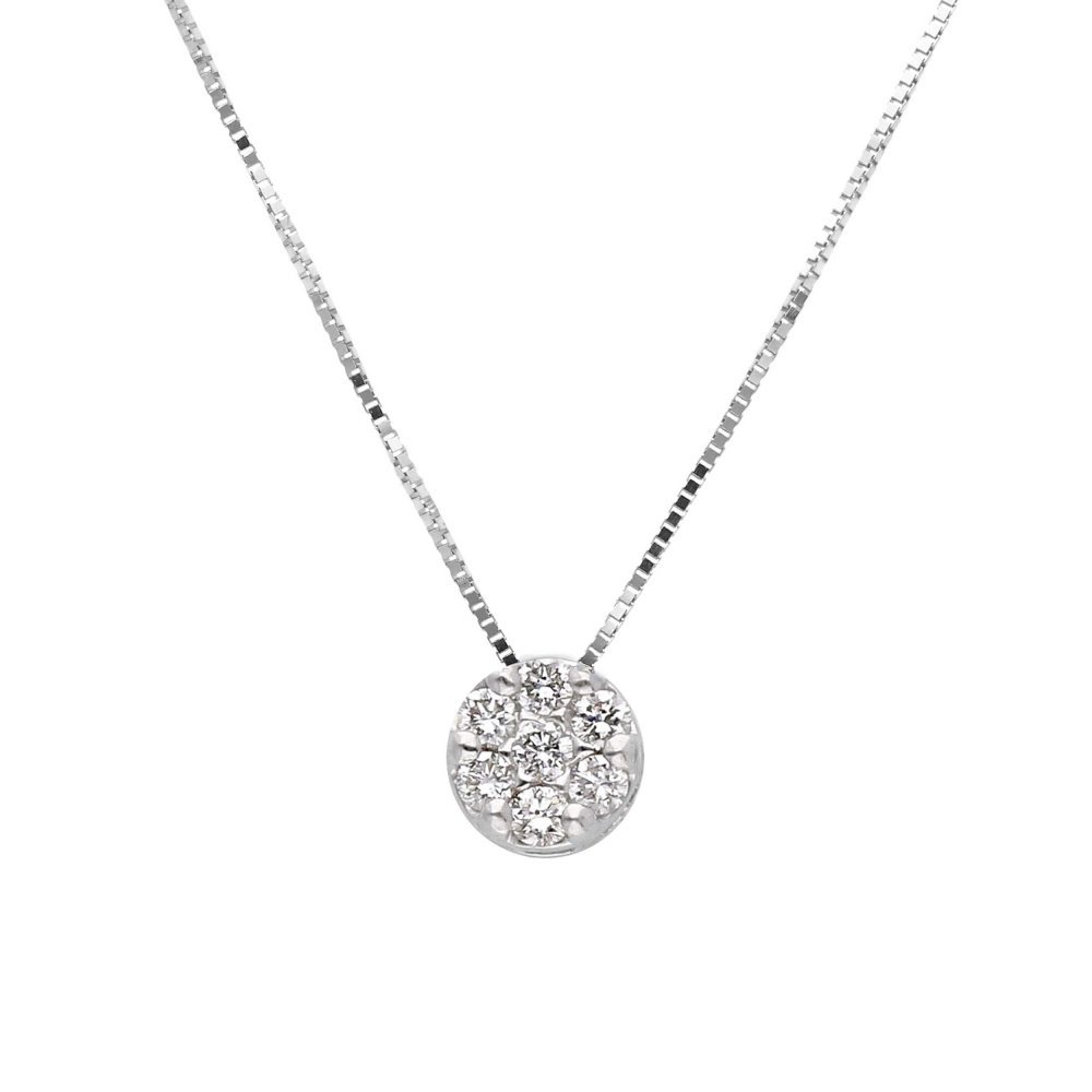 Songa Antonio - Girocollo - Oro Bianco - Diamanti
