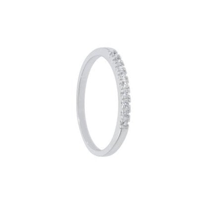 Songa Antonio - Anello Fedina - Oro Bianco - 18 Ct