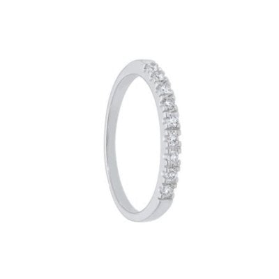 Songa Antonio - Anello Fedina - Oro Bianco - Diamanti