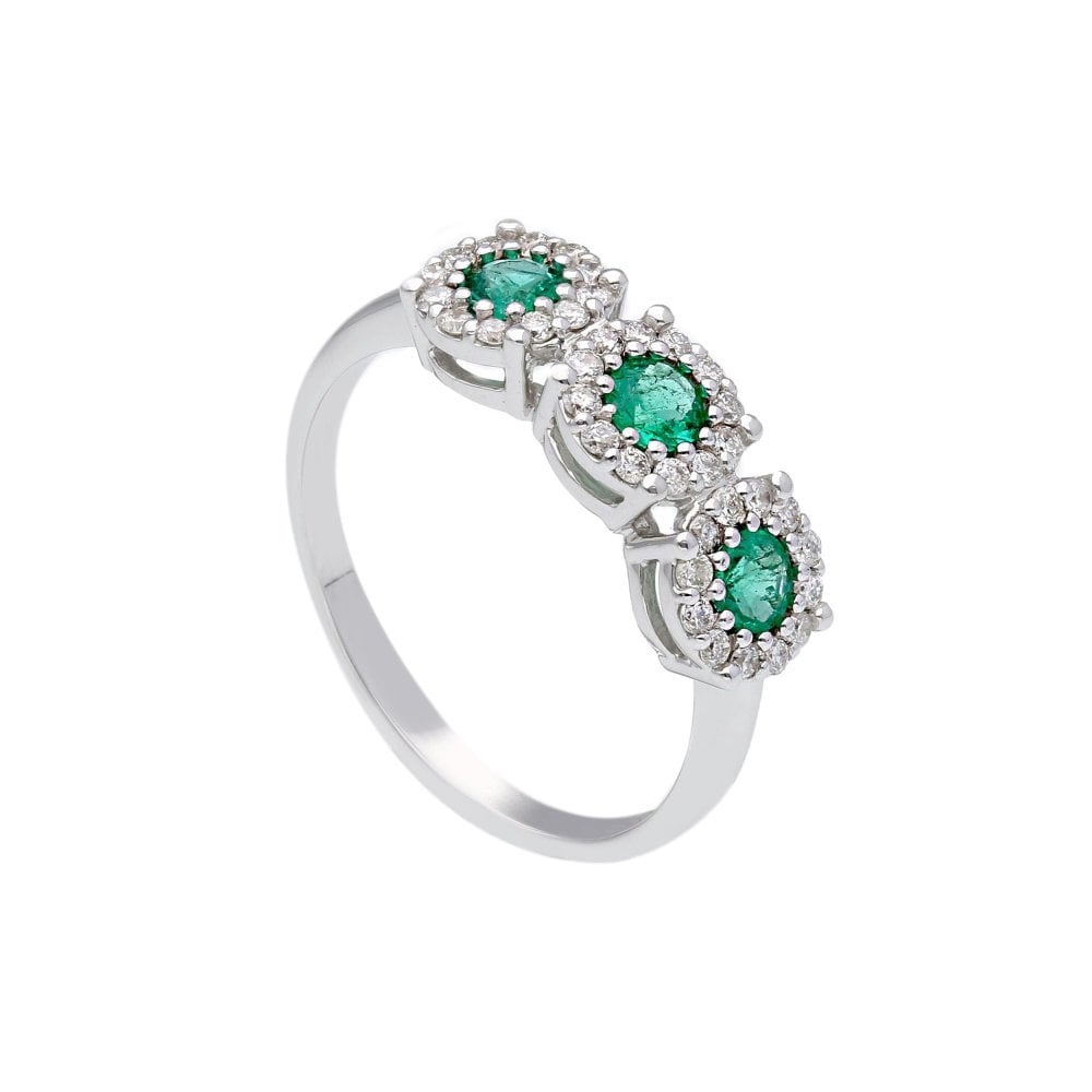 Songa Antonio - Anello Trilogy - Oro Bianco - 18 Ct