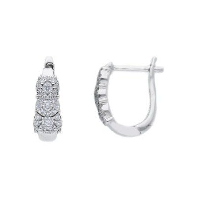 Songa Antonio - Orecchini Scattino - Oro Bianco - Diamanti