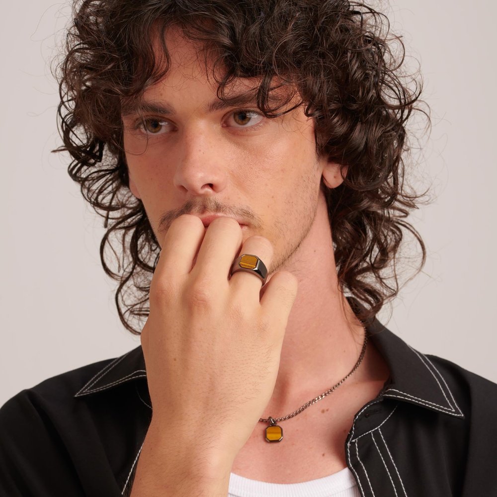 Brosway - Anello Ink - Acciaio - Rutenio