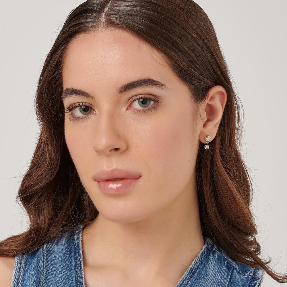 Brosway - Orecchini Chakra - Quadrifoglio - Acciaio