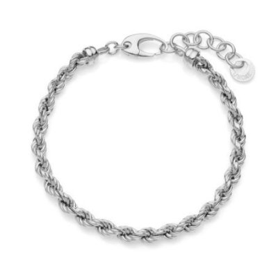 Unoaerre - Bracciale Catena Corda - Argento