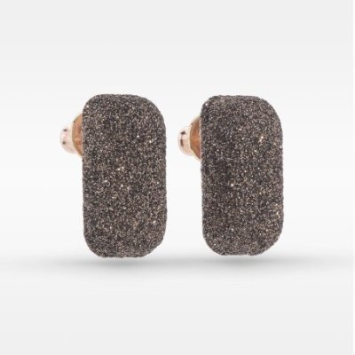 Pesavento - Orecchino2704 - Argento Rosa - Polvere Bronzo