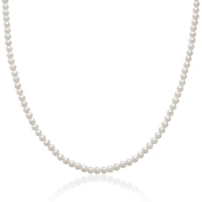 Miluna - Collana Pcl6773 - Perle - Oro Bianco