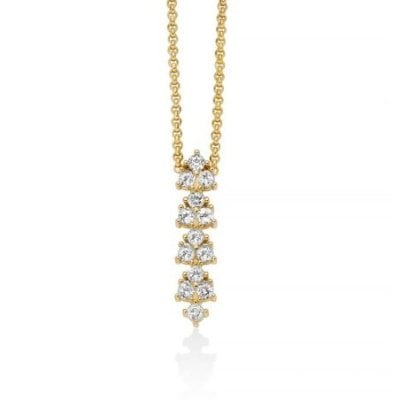 Miluna - Collana Cld4945G - Argento Dorato - Topazio