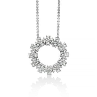 Miluna - Collana Cld5096 - Perle - Argento 925