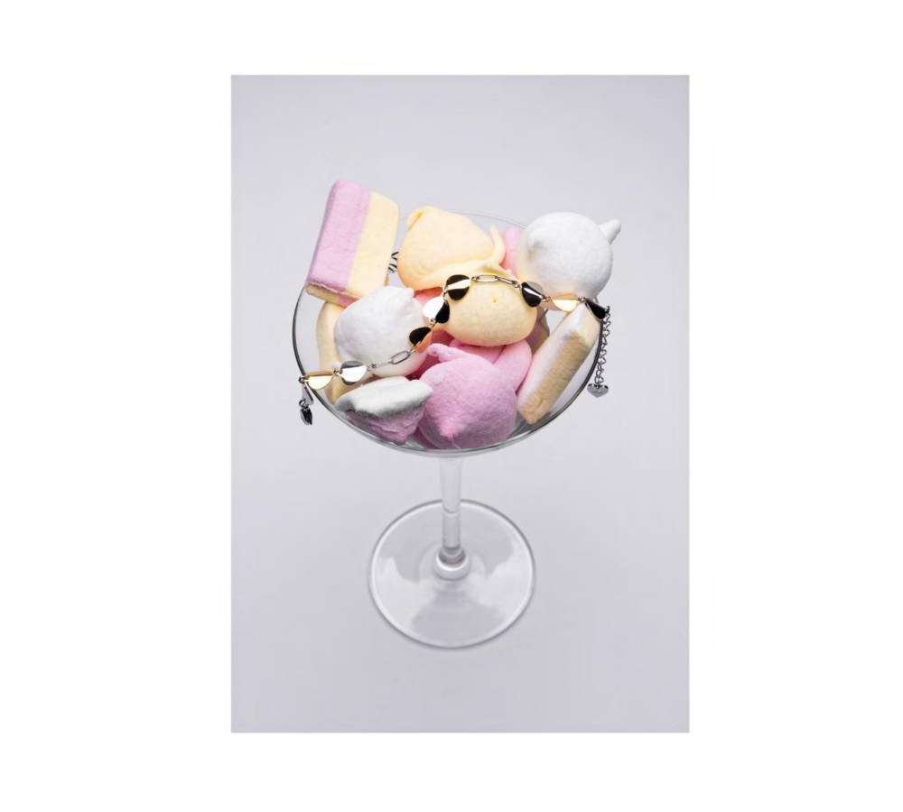 4Us Cesare Paciotti - Bracciale Cuori - Acciaio