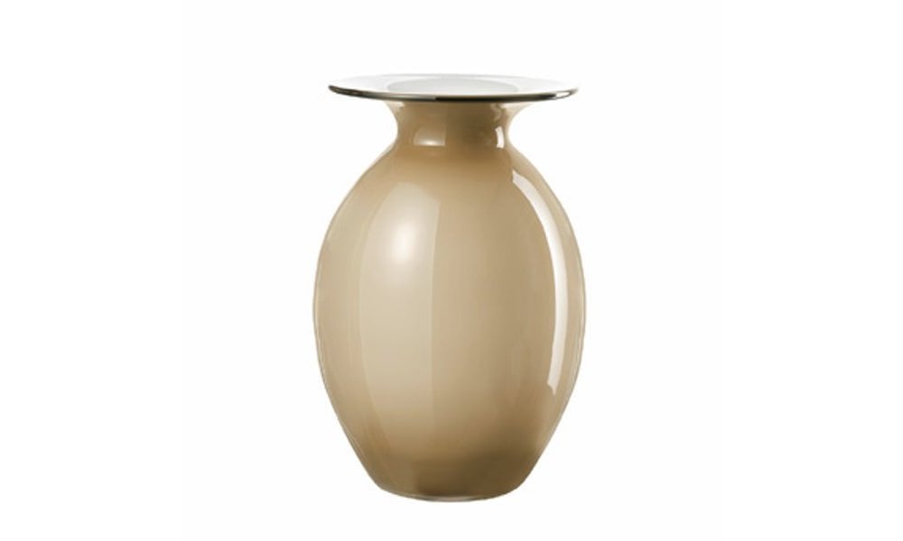 Vaso Cristallo Opale Fumè 24 Cm - Onlylux