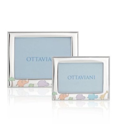 Ottaviani - Portafoto Safari - Argento 999 - Azzurro