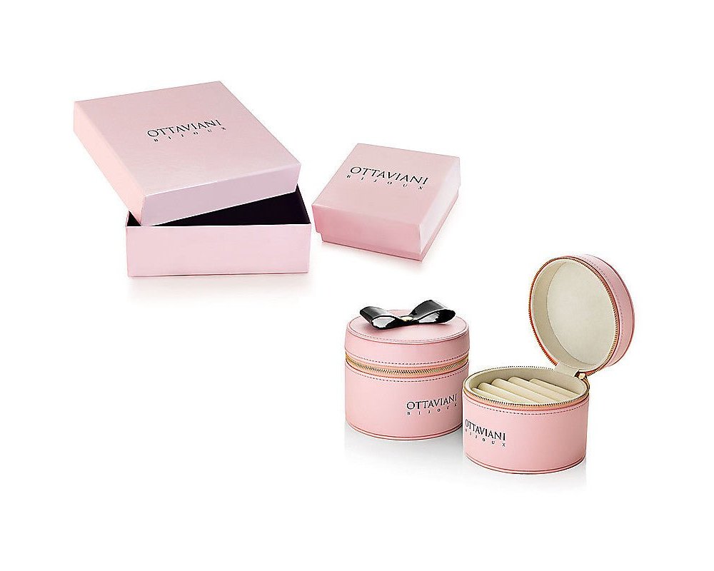 Ottaviani - Orecchini Donna - Bronzo Argentato - Zircone