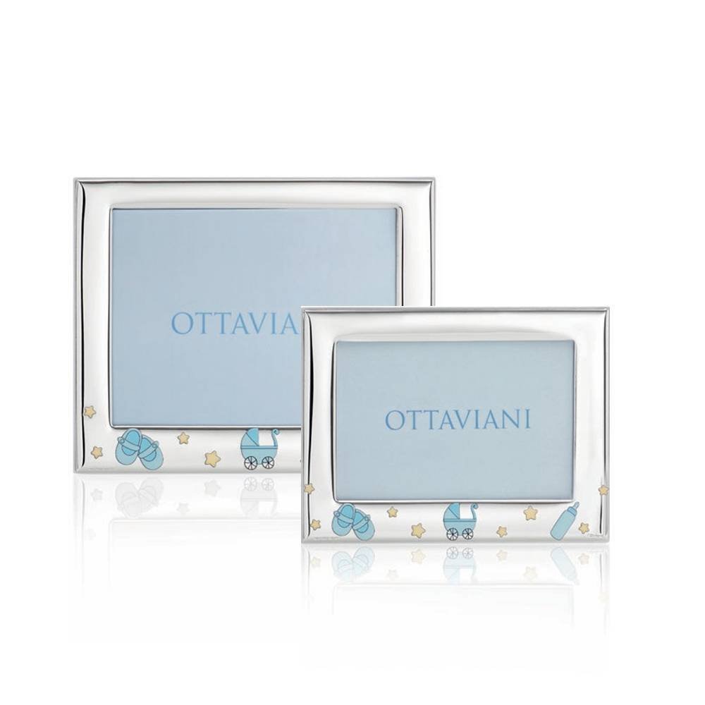 Portafoto Nascita Bimbo In Argento - Ottaviani