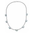 Ottaviani - Collana Tennis - Zirconi Bianchi Azzurri