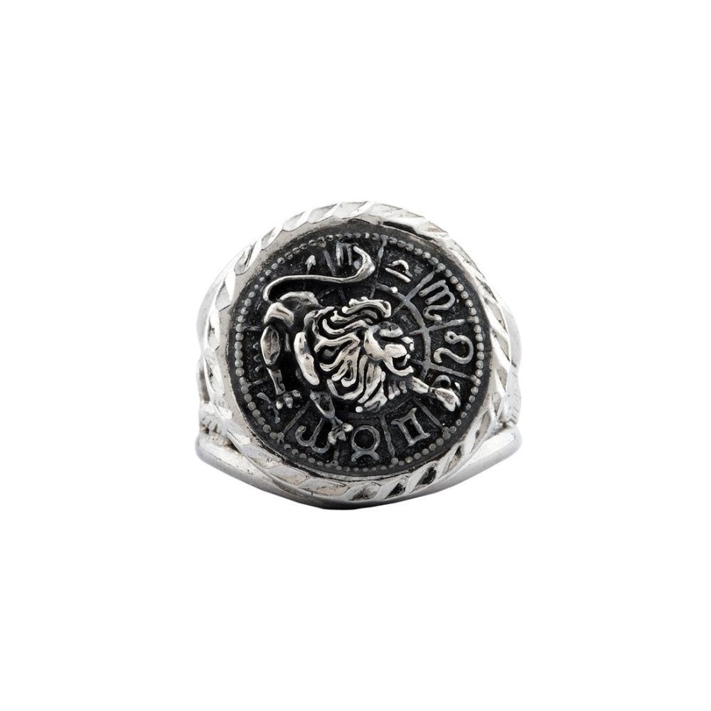 Spadafora - Anello Zodiaco Leone - Argento - Rodio