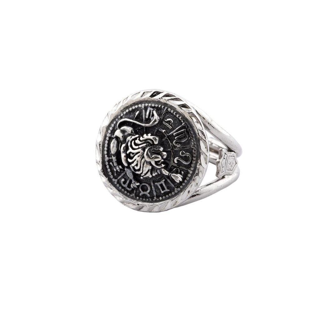 Spadafora - Anello Zodiaco Leone - Argento - Rodio