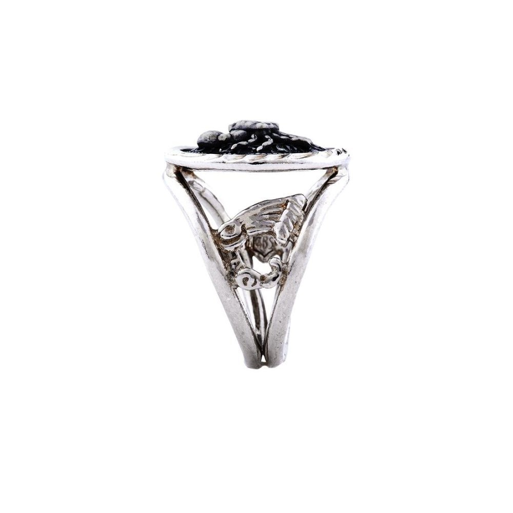 Spadafora - Anello Zodiaco Gemelli - Argento - Rodio