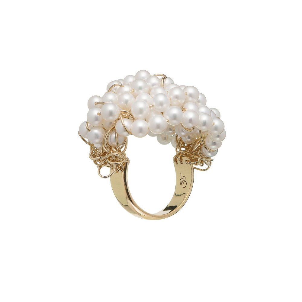 Lucedeimieiocchi - Anello Lulu’ Intrecci - Perle
