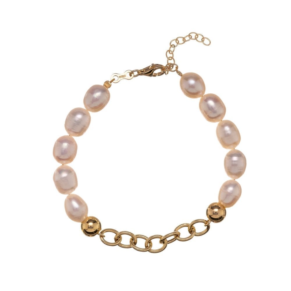 Bracciale In Argento Con Perle Naturali - Alisia