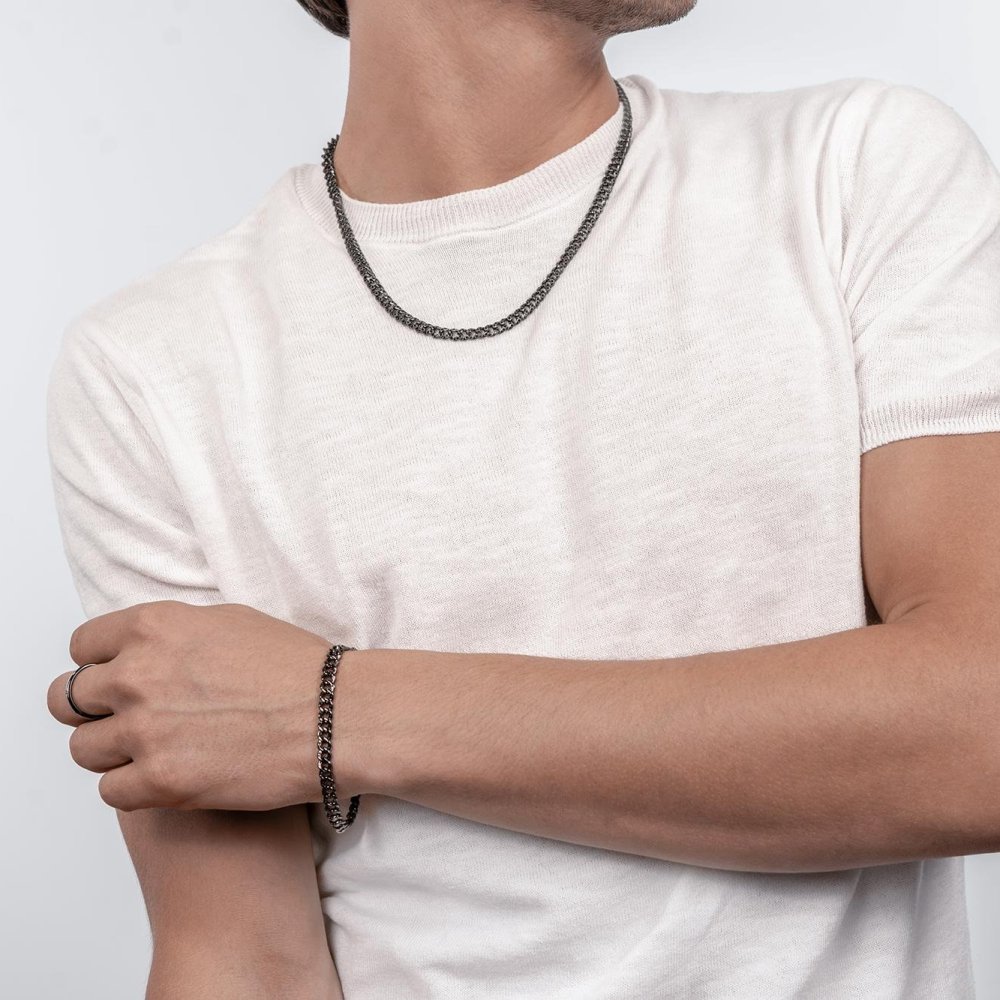 Comete Gioielli - Bracciale Argento - Zirconi Neri