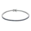 Comete Gioielli - Bracciale Tennis - Argento 925‰ - Zirconi Blu