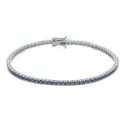 Comete Gioielli - Bracciale Tennis - Argento 925‰ - Zirconi Blu