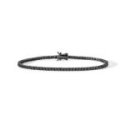 Comete Gioielli - Bracciale Tennis - Argento 925‰ - Zirconi Neri